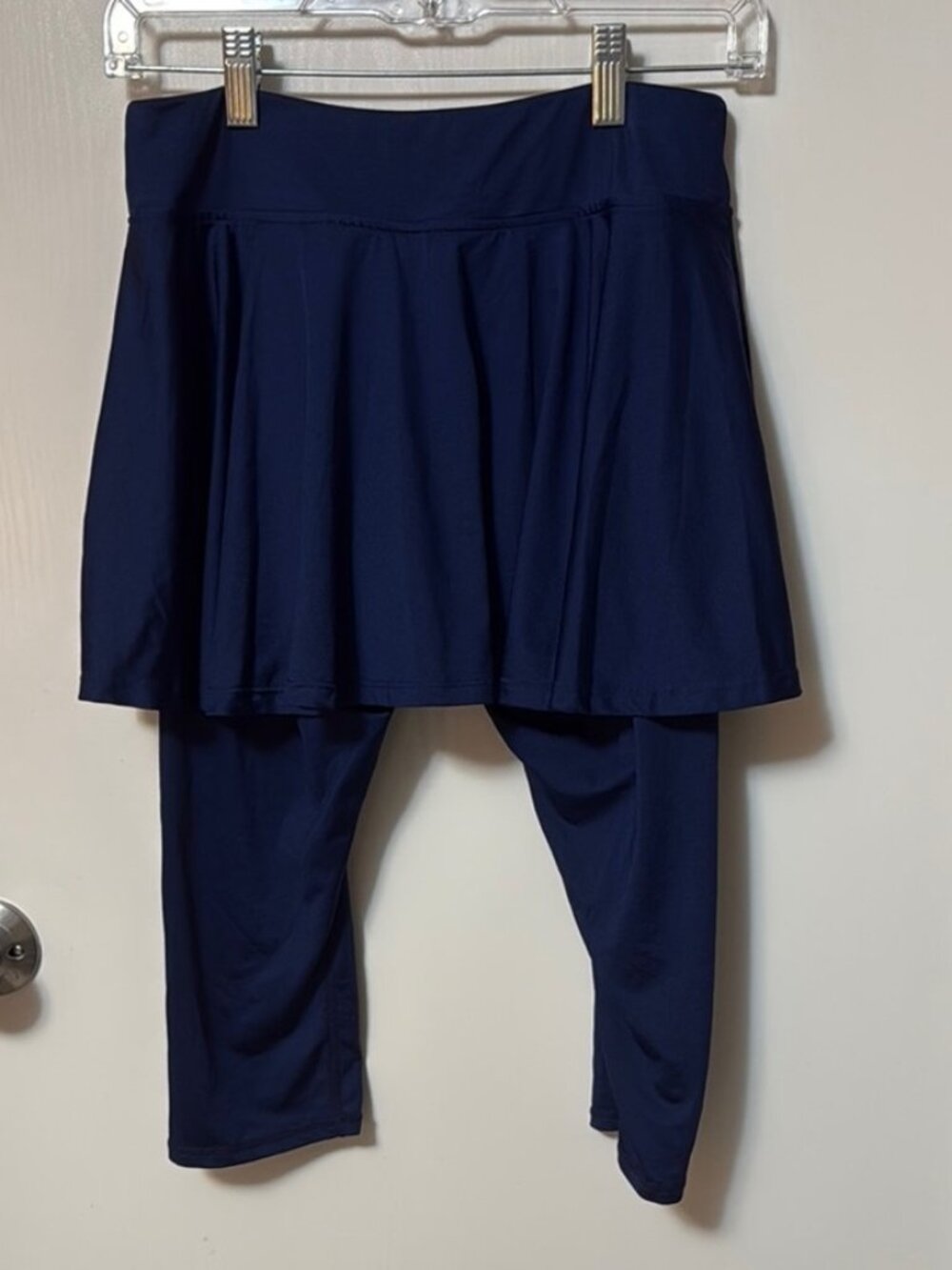 Navy Skirted Leggings